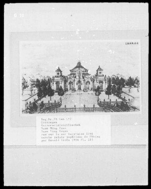 Math.Arch.L.4057: Palast in Peking (Yuan Ming Yuan)