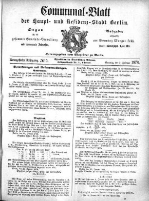 1878,5: No. 5, 3. Februar 1878