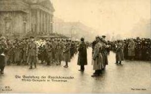 Trauerzug für die Revolutionsopfer Unter den Linden.