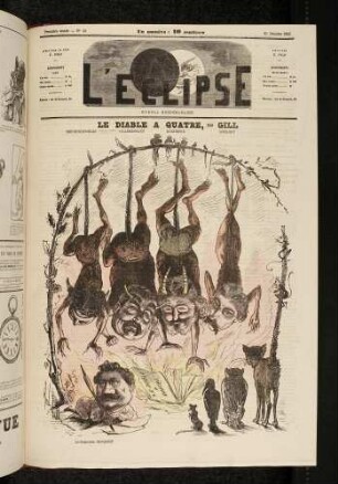 Le diable a quatre, par Gill