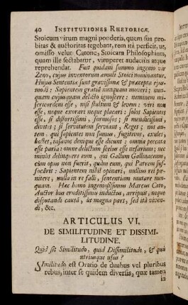 40-46, Articulus VI