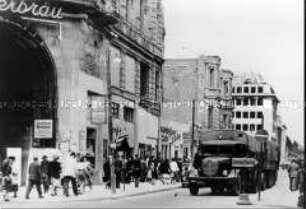 Die Friedrichstraße in Berlin