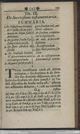 Tit. IX. De Successione testamentaria