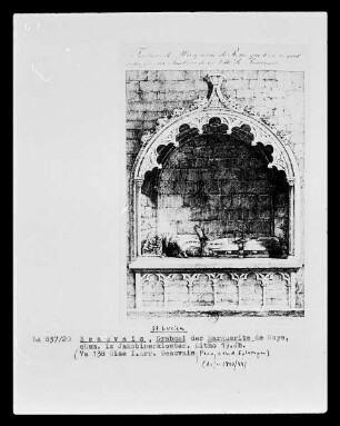 Beauvais, Saint-Lucien, Grabmal der Marguerite de Roye