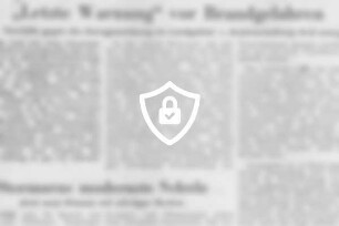 "Letzte Warnung" vor Brandgefahren