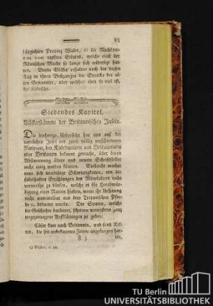 Siebendes Kapitel. Völkerstämme der Britannischen Inseln.