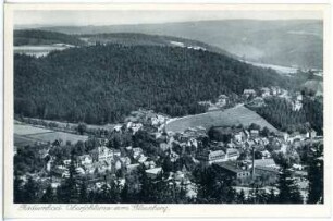 Oberschlema. Blick vom Gleesberg auf Oberschlema