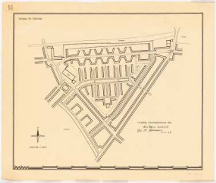 Siedlung: Lageplan 1:2000