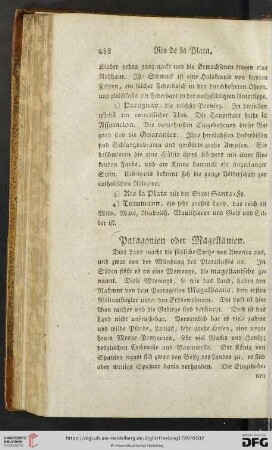Patagonien oder Magellanien