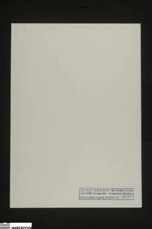 Vermögen des verstorbenen Johann Mathes und seiner verstorbenen Ehefrau Barbara, geb. Burkhardt