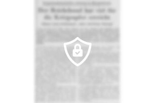 Der Reichsbund hat viel für die Kriegsopfer erreicht