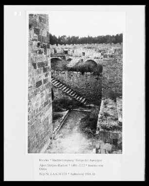 Stadtbefestigung: Zunge der Auvergne — Ajios Jéorjios-Bastion