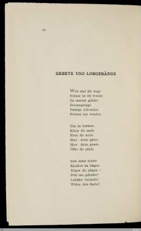 Weit sind die wege