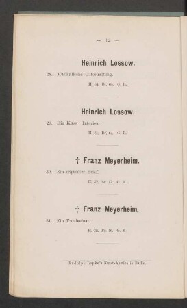 † Franz Meyerheim