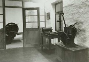Druckpresse, ehem. Iskra-Gedenkstätte, heute: Stadtgeschichtl. Museum Leipzig