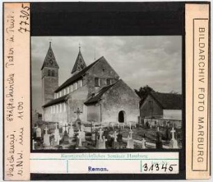 Reichenau, Niederzell: St. Peter und Paul von Nordwesten