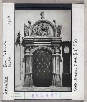 Breslau (Wrocław): Dom, Sakristei, Portal