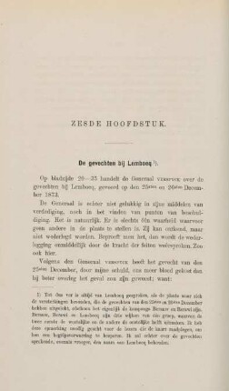Zesde hoofdstuk. De gevechten bij Lemboeq