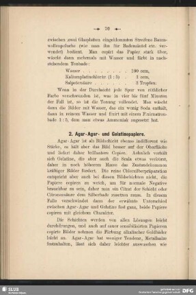 2. Agar-Agar- und Gelatinepapiere