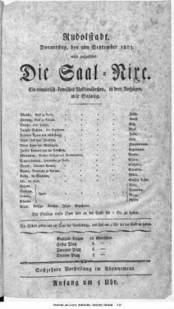 Die Saal=Nixe