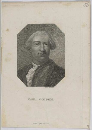 Bildnis des Carl Goldoni