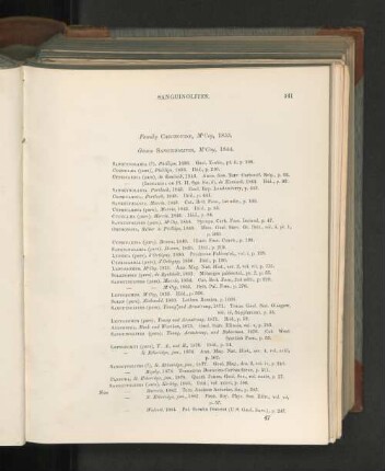 Genus Sanguinolites, McCoy, 1844.
