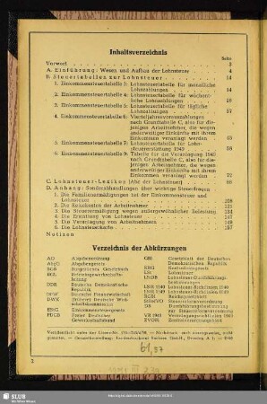 Verzeichnis der Abkürzungen