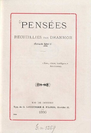 Pensées