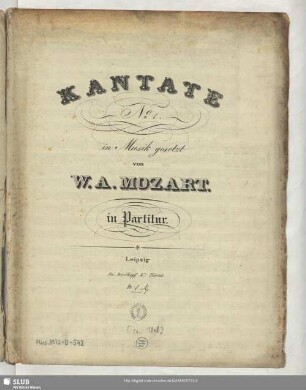 Kantate No. 1