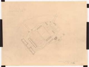 Sportinsel: Lageplan, 1:1000