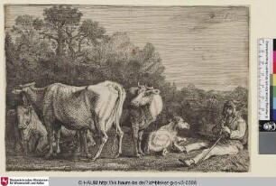 [Der Kuhhirte; The Cowherd; Le Vacher]