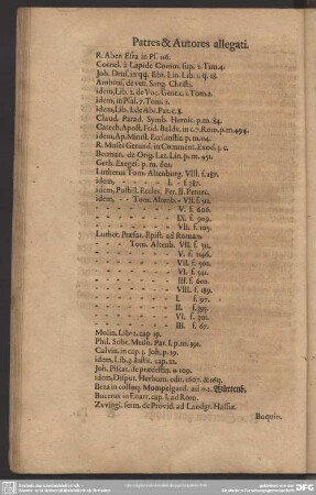 Patres & Autores allegati