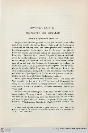 Zweites Kapitel. Propheten und Sibyllen