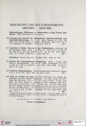 Geschichte und Kulturgeschichte - History - Histoire (Nr. 340 - 395)