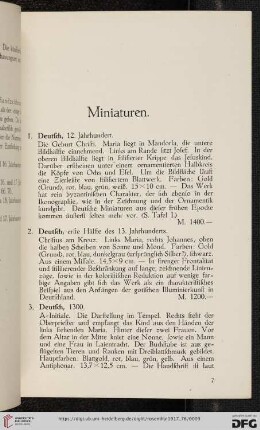 Minaturen (Nr.1-40)