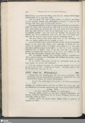 108. [1521, Juni 24. Wittenberg]