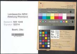 Entnazifizierung Otto Boehl , geb. 05.02.1921 (Lehrer)