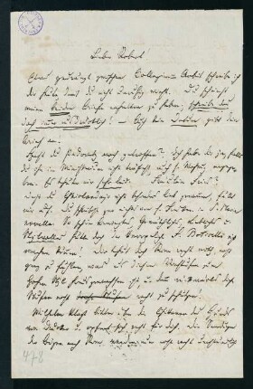 Brief vom 13. Nov. 1872