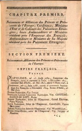 Almanach impérial : annuaire. 1808