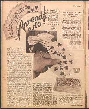 ¡Aprenda esto! : Un "mago" nos revela como se realizan pruebas con las cartas