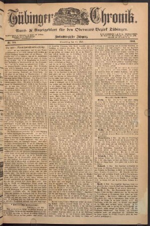 11. Mai (Nro. 108) - 15. Mai (Nro. 112)