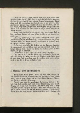 5. Kapitel: Vor Weihnachten