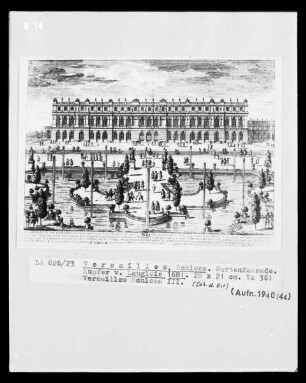Versailles: Gartenfassade des Schlosses