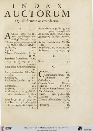 Index Auctorum