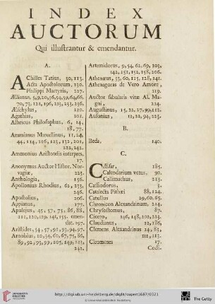 Index Auctorum