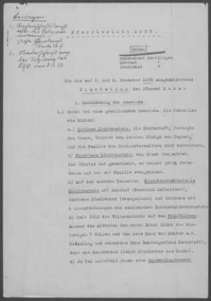 Honau: Pfarrbericht 1933