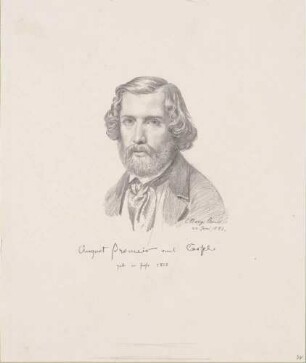 Bildnis Bromeis, August (1831-1881), Maler