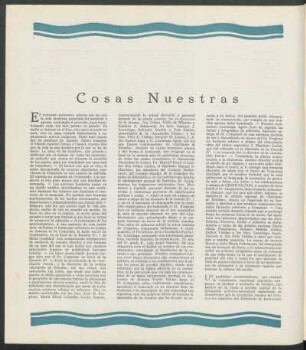 Cosas Nuestras