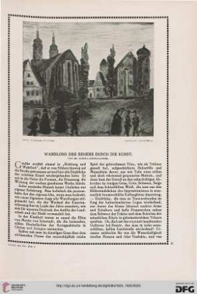 Wandlung des Sehens durch die Kunst