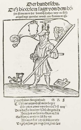 Der Bundschuh, Titelholzschnitt des Erstdrucks